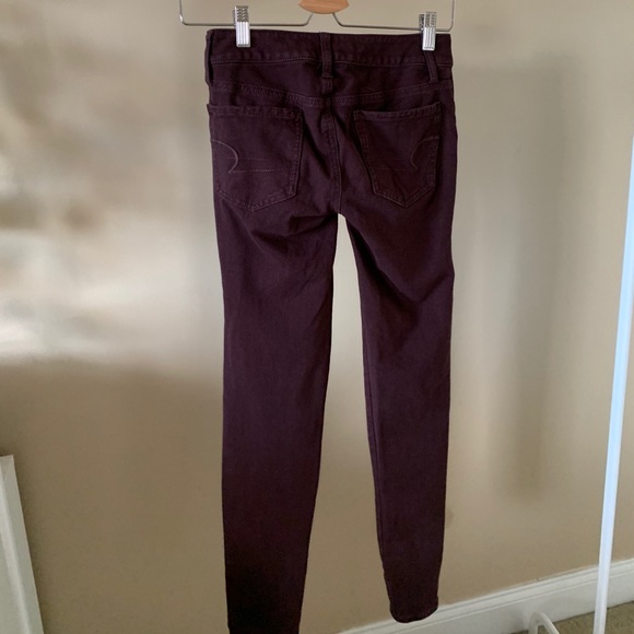 American Eagle Plum Jeggings - Picture 3 of 5